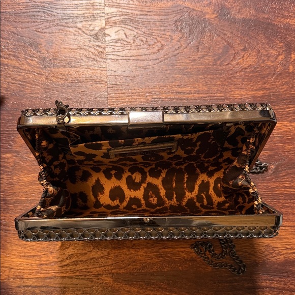 Chic Black and Silver Clutch - Picture 3 of 12